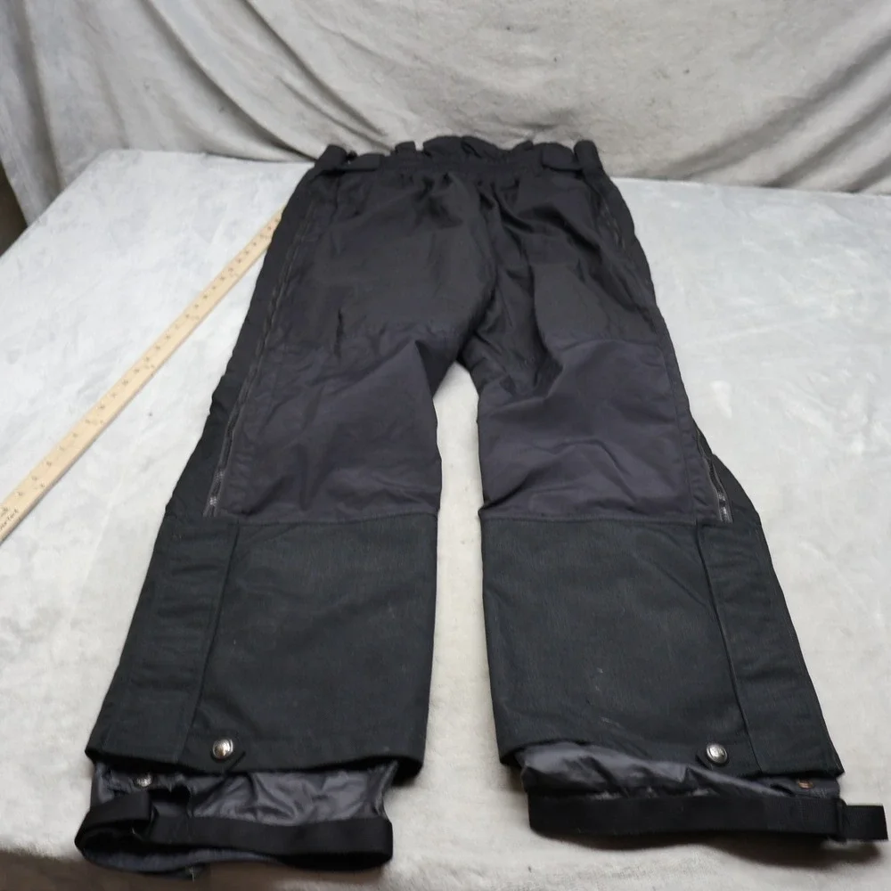 North Face Snow Pants Mens XL BLK Steep Tech Ultrex Ski Wind Rain Side Zip 35x31